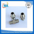 cnc machine casting 316 male nipple hexagonal